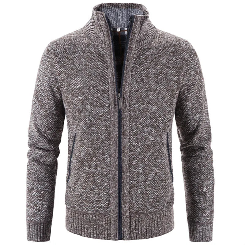 Nuova Primavera Autunno Maglione Lavorato a Maglia Uomo Moda Slim Fit Cardigan Casual