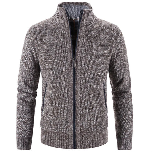 Nuova Primavera Autunno Maglione Lavorato a Maglia Uomo Moda Slim Fit Cardigan Casual