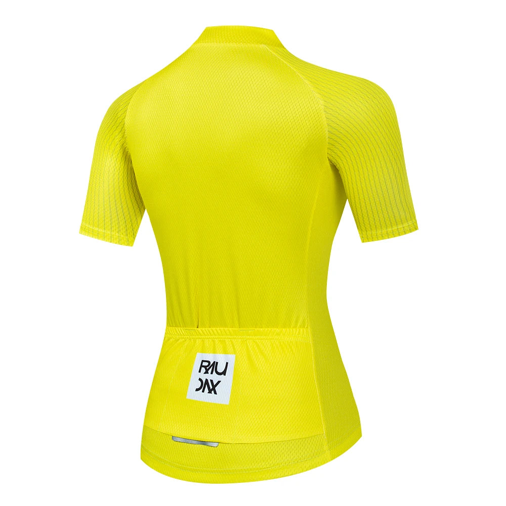 Maglie Ciclismo Donna Raudax 2026 Estive Traspiranti Abbigliamento MTB Maniche Corte Con Tasche