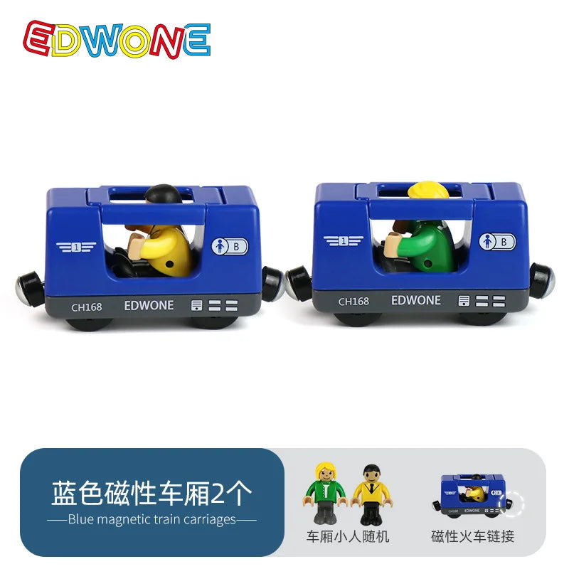 Set Trenini Elettrici Per Ferrovia In Legno Pista Del Treno Regalo Di Natale Per Bambini