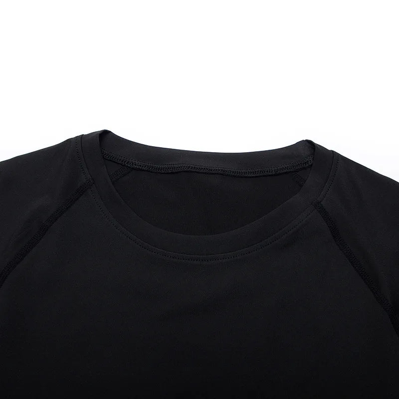 Maglietta Uomo Compressionata Da Corsa A Maniche Corte Per Allenamento Fitness E Jogging Rashguard Ad Asciugatura Rapida