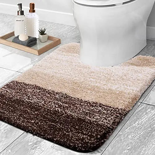 Kitinjoy Tappeto Da Bagno In Microfibra Assorbente Morbido Antiscivolo Shaggy Lavabile In Lavatrice