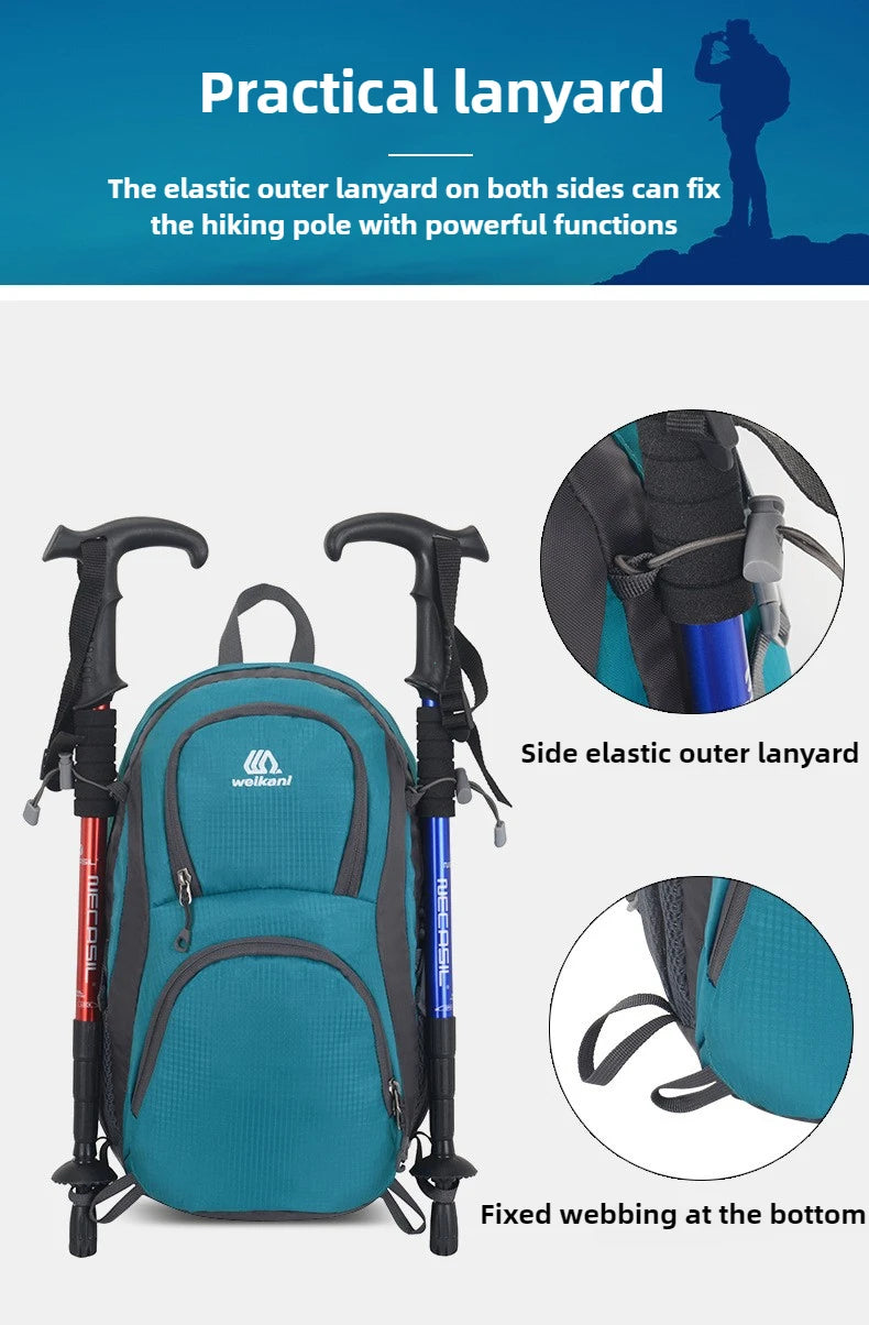 Zaino Ultraleggero Da Trekking Per Uomo E Donna Versatile Per Escursionismo Viaggi Campeggio Arrampicata Tasca Piccola