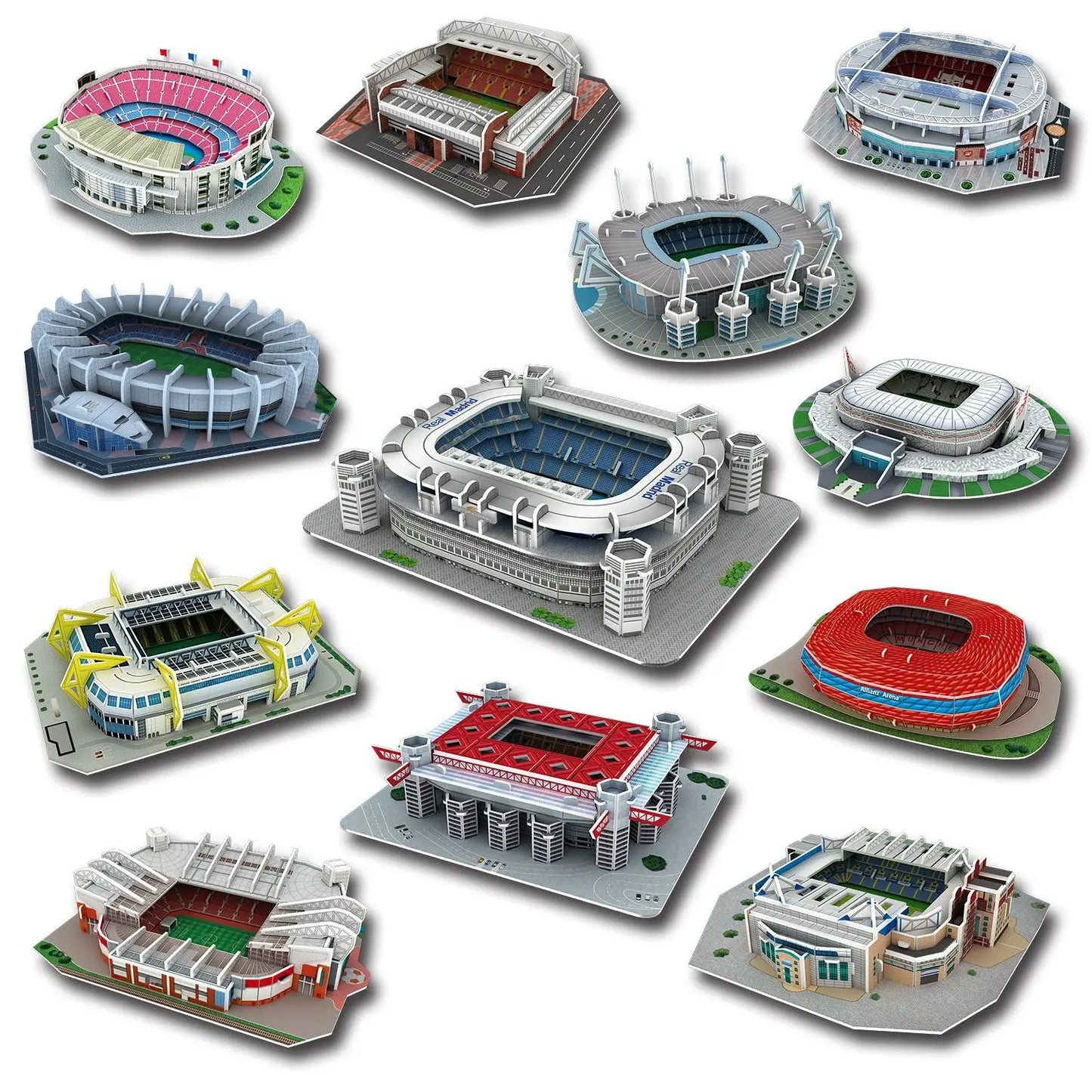 Campo Da Calcio In Miniatura 3D Puzzle Fai Da Te Dei Stadi Famosi Per Fan E Regalo Di Compleanno