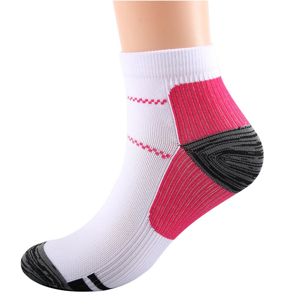 Calzini Sportivi Uomo Caviglia Alta Compressione Con Protezione Per Corsa Cotone Nylon Stile 41