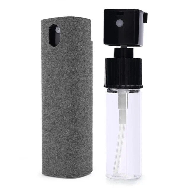 Detergente Per Schermo Con Bottiglia Spray 2 In 1 E Set Di Panni In Microfibra Per Computer E Smartphone Pulizia Auto
