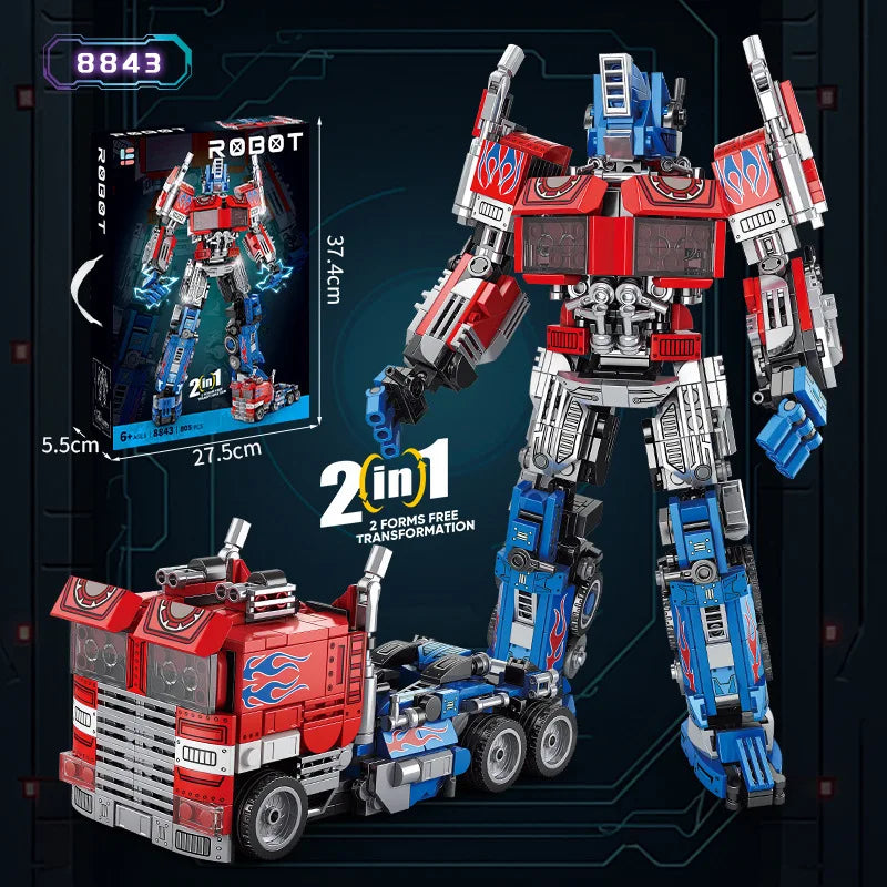 Autobots Decepticons Trasformazione Robot Mattoni Per Bambini Educativo Giocattolo Regalo Compatibile Con Lego Età 14
