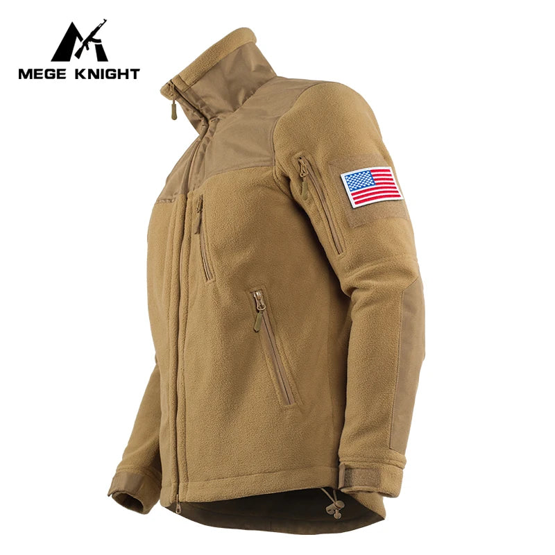 Giacca Invernale Tattica Militare In Pile Caldo Mimetico Cappotto Da Uomo Da Safari Outwear Abbigliamento Outdoor