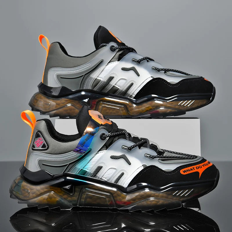 Scarpe Da Uomo Sneakers Casual Traspiranti Lusso Trainer Race Scarpe Da Corsa Per Uomo