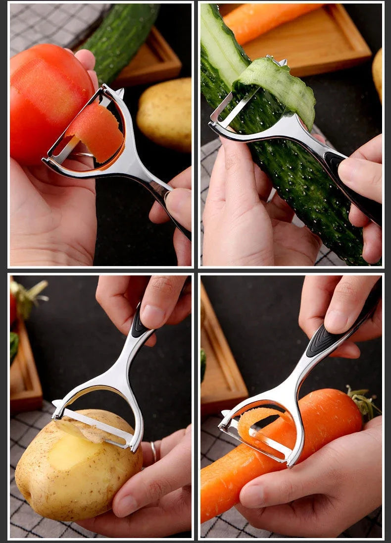 Pelapatate In Acciaio Inossidabile Multifunzionale Grattugia Per Carote Utensili Da Cucina Accessori