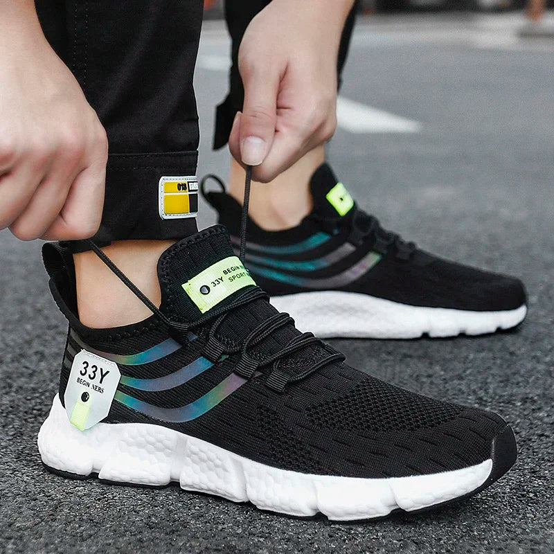 Scarpe Da Ginnastica Da Uomo Unisex Traspiranti Da Corsa Leggere In Maglia Comfort Big Running Scarpe Sportive