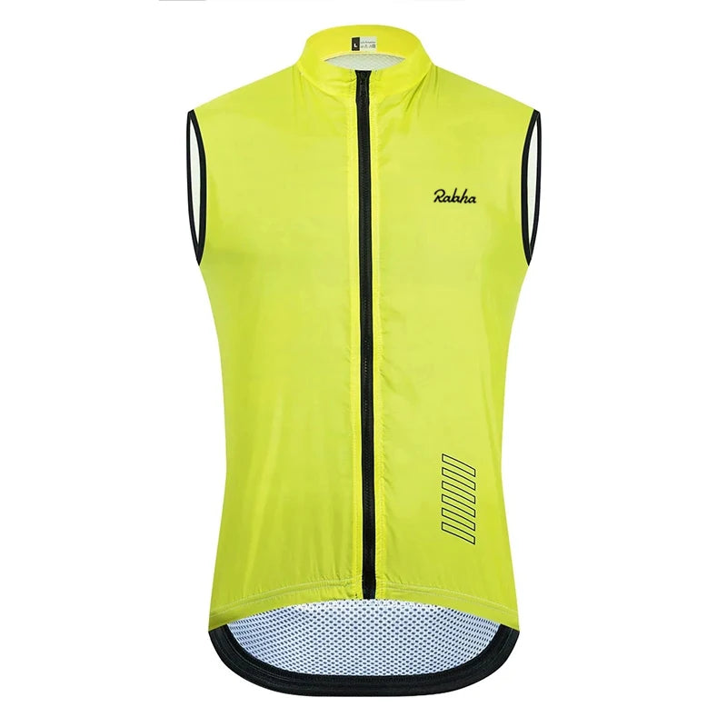 Maglia Ciclismo Uomo Antivento Traspirante Asciugatura Rapida Anti UV Senza Maniche Abbigliamento Bici Estivo Nuovo