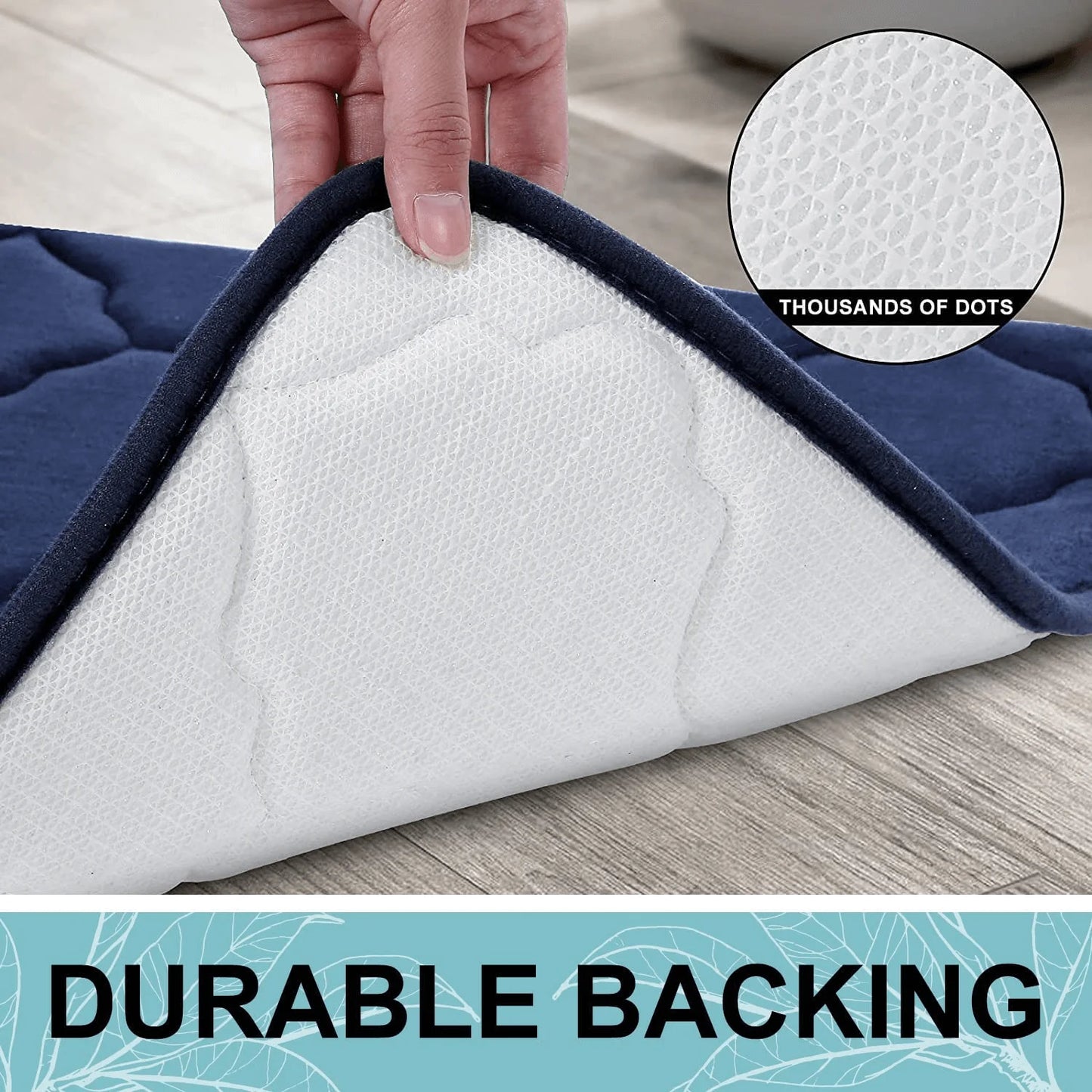 Tappeto Da Bagno Memory Foam Antiscivolo Ultra Morbido Assorbente E Lavabile In Lavatrice