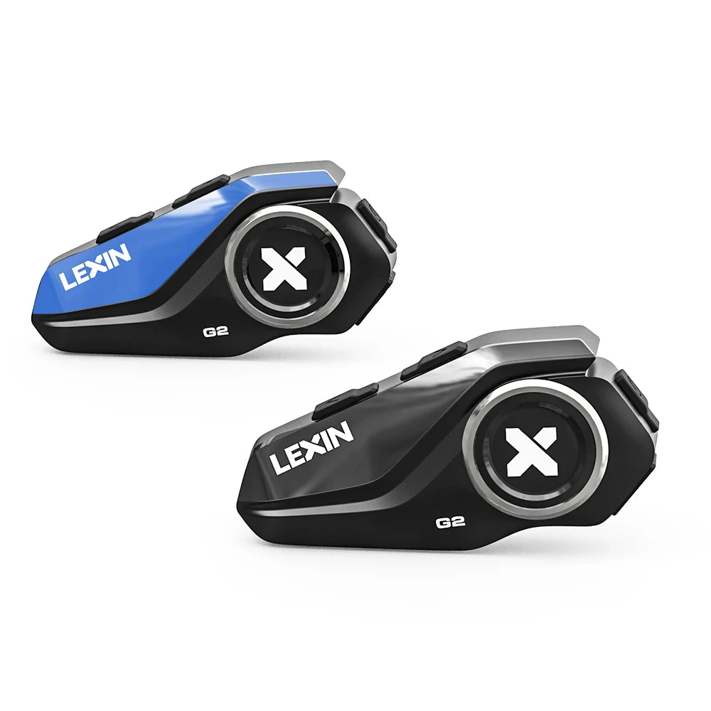 Cuffie Bluetooth Per Casco Interfono Moto Lexin G2P Comunicatore Vivavoce Fino A 6 Ciclisti Con Radio FM