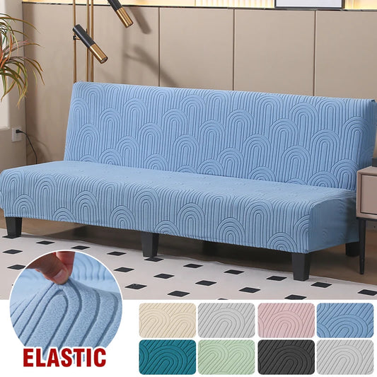 Copridivano Per Divano Letto Jacquard Elasticizzato Senza Braccioli Per Soggiorno E Mobili Pieghevoli