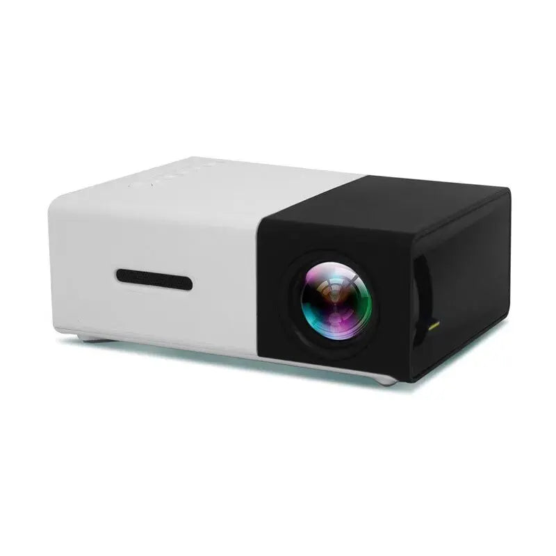 YG300 Mini Proiettore LED Aggiornato 1000 Lumen Risoluzione 320x240 HDMI Compatibile USB Lettore Multimediale Domestico