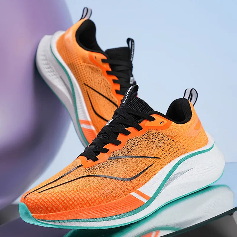 Scarpe Da Corsa Ultra Leggere E Traspiranti Con Piastra In Carbonio Per Uomo E Donna Da Competizione Comode Elastiche
