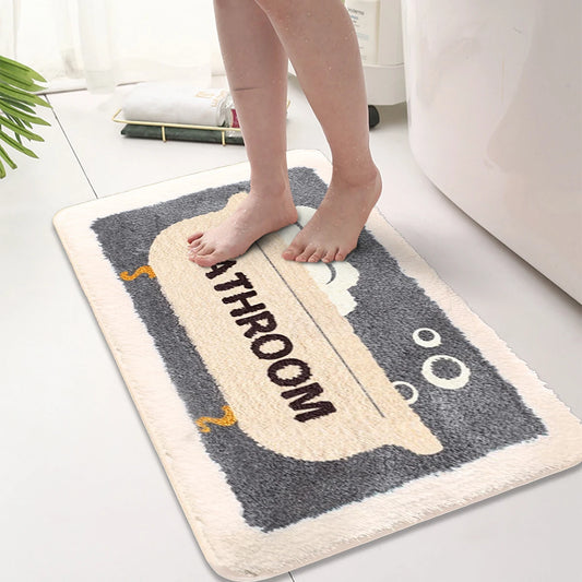 Tappetini Antiscivolo In Poliestere Per Bagno E Ingresso Assorbenti Morbidi Lavabili Facili Da Pulire Per Casa