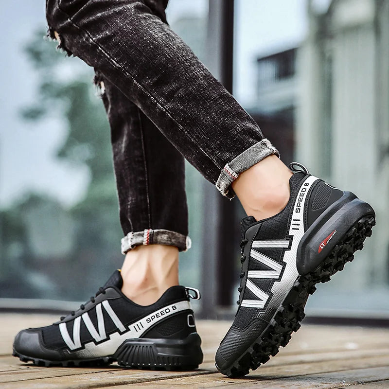 Scarpe Da Ginnastica Da Ciclismo Mountain Bike E Trekking Da Uomo Stile Classico Per Esterno All Aperto Traspiranti