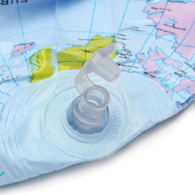 Globo Terrestre Gonfiabile 30 Cm Geografia Facile Da Leggere Mappa Pallone Da Spiaggia Per Bambini In Età Scolastica