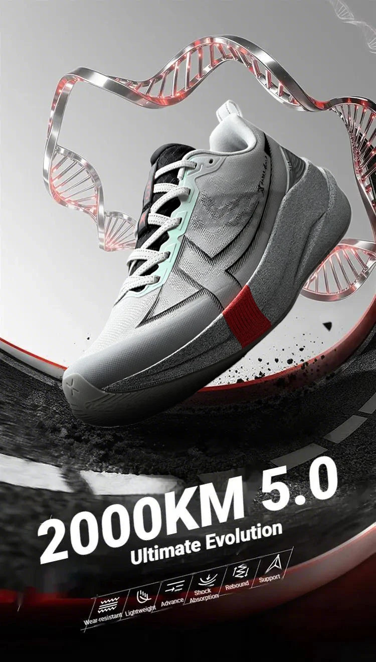 Xtep 2000 Km 5.0 Scarpe Da Corsa Morbide Scarpe Da Ginnastica Universali Resistenti All Usura Leggere Durevoli