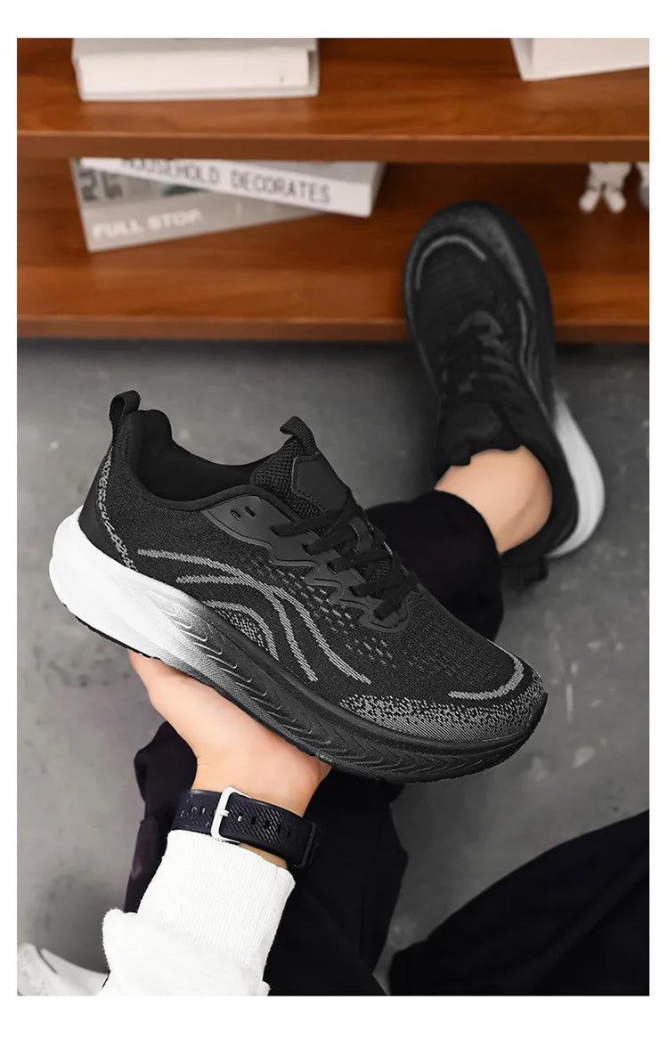Scarpe Da Uomo Sportive In Mesh Traspiranti Scarpe Casual Moda Taglie Grandi Autunno Inverno Con Suola Piatta In Gomma