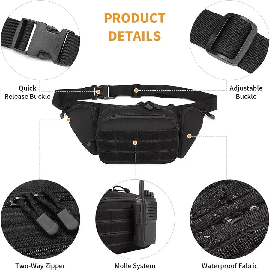 Yakeda Borsa Vita Invisibile Multifunzionale Per Esterni Kit Attrezzi Da Viaggio Sportiva Uomo In Nylon