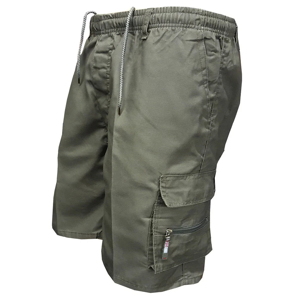 Pantaloncini Cargo Tattici Estivi da Uomo Militari con Tasche Ispirate al Mimetico per Jogging Escursionismo Lavoro
