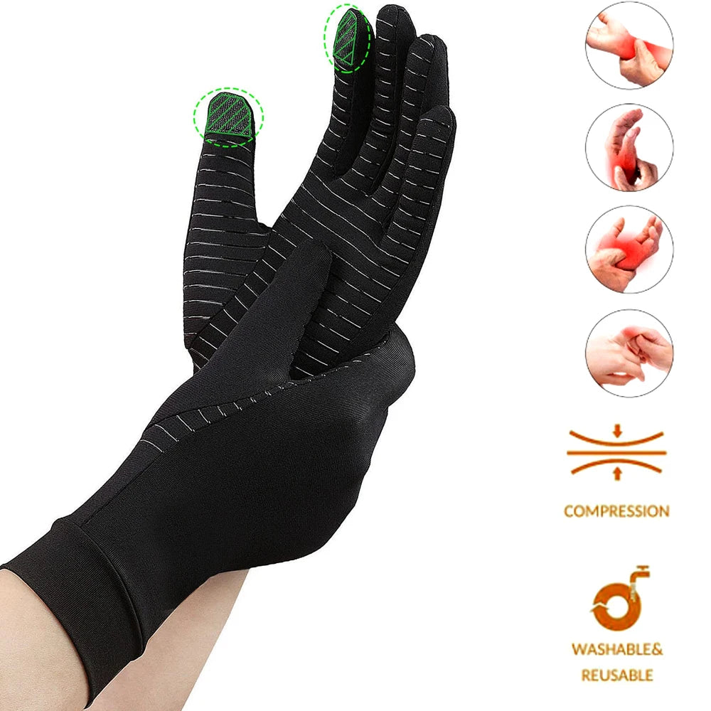 Guanti Da Artrite In Rame Per Dolore Alle Mani Osteoartrite Reumatoide Gonfiore E Tunnel Carpale Unisex