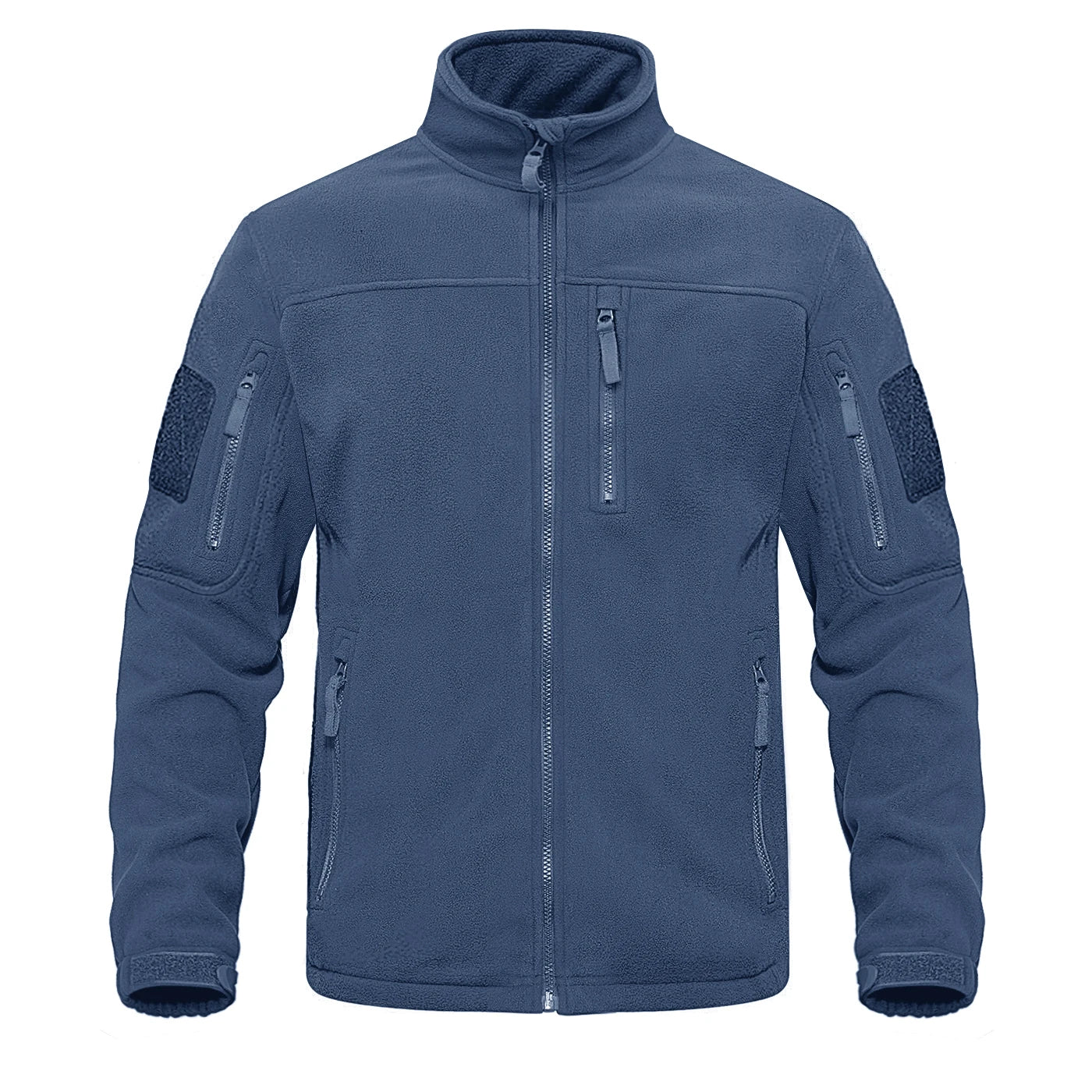 Tacvasen Giacca In Pile Full Zip Verde Da Uomo Con Tasche Con Cerniera Termica Per Lavoro E Escursionismo Outwear