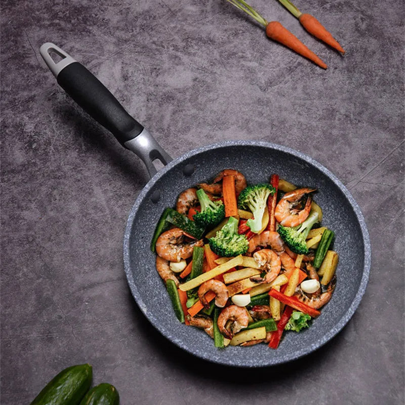Padella 28/26/24/20cm padella Wok padella antiaderente padella calderone fornello a induzione padelle padella per Pancake padella per uova fornello a Gas casa