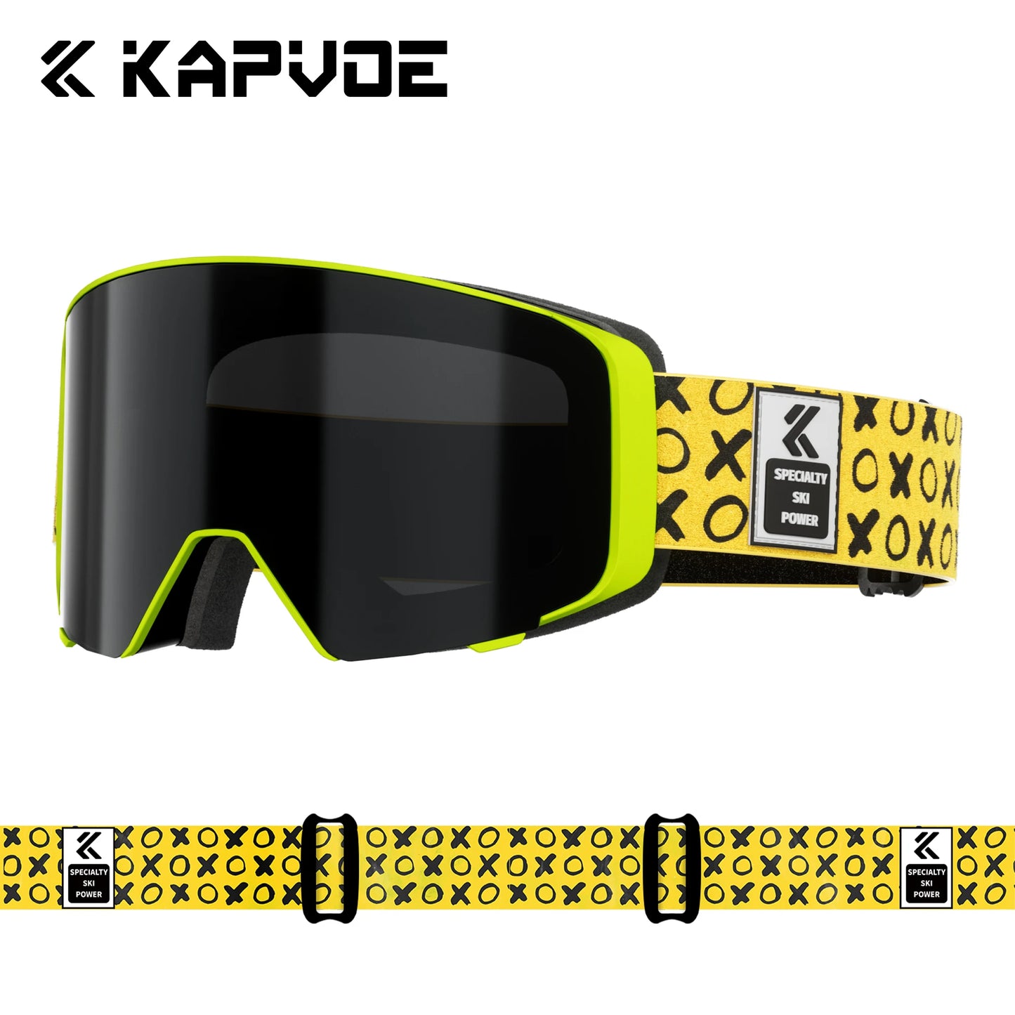 Kapvoe Occhiali Da Neve Magnetici Flip Over Fotocromatici UV400 Antinebbia Uomo Donna TPU Lenti In Policarbonato