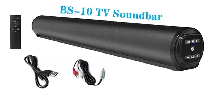Barra Audio Portatile Potente Altoparlante Bluetooth Senza Fili Surround Stereo Per TV Subwoofer Radio FM Caixa De Som
