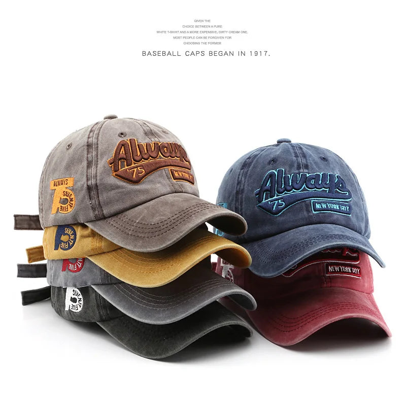 Berretto Da Baseball Unisex Cotone Lavato Con Ricamo Lettere Snapback Estate 2022 Hip Hop Casquette