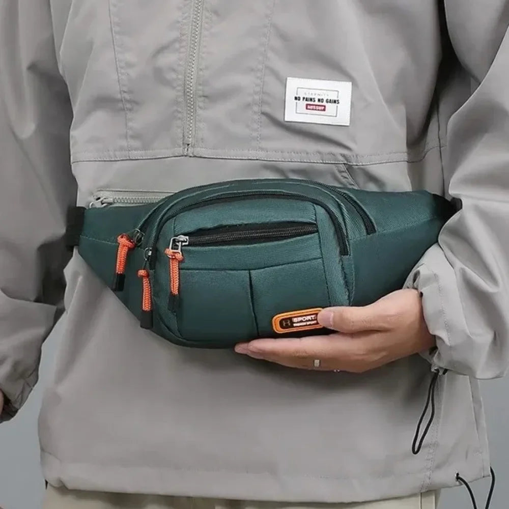 Borsa A Tracolla Da Uomo Oxford Durevole Impermeabile Grande Capacità Unisex Marsupio Multifunzionale