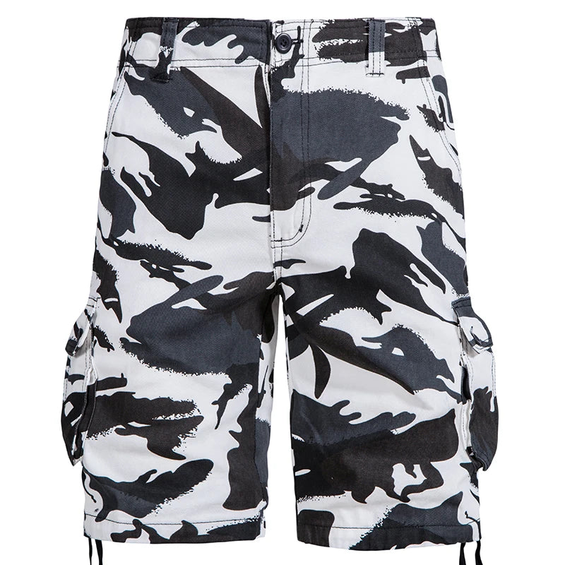 Pantaloncini Mimetici Da Uomo Traspiranti In Cotone Con Tasche Laterali Per Sport All Aperto Pantaloni Corti Estivi