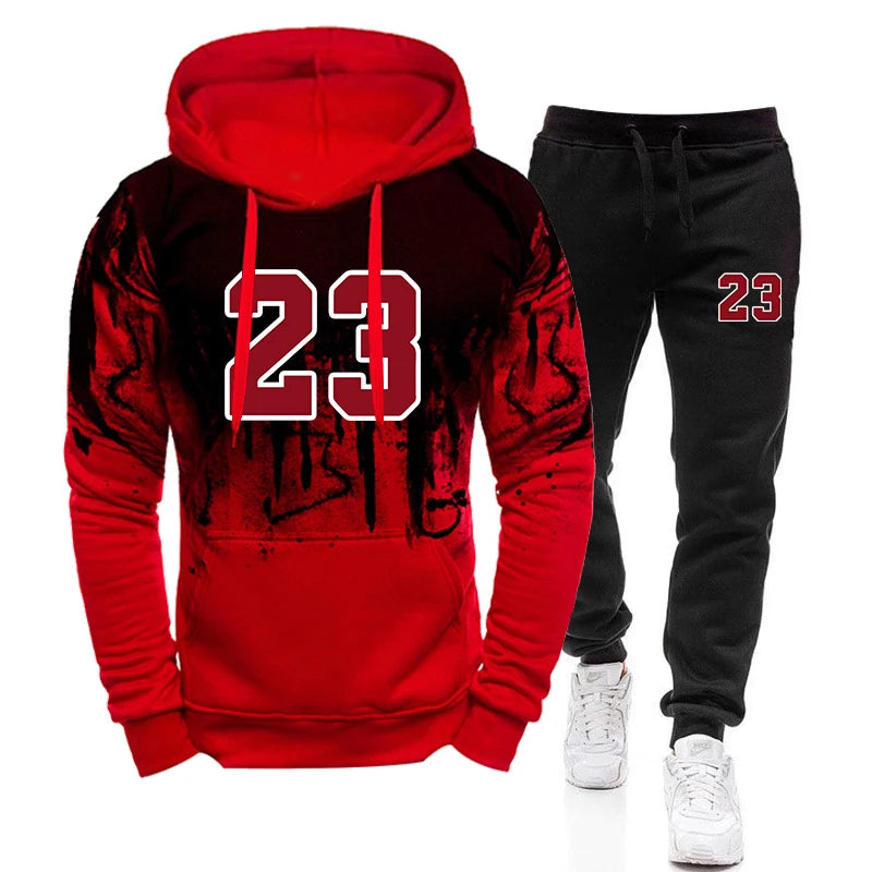 Felpe con cappuccio casual Felpe da jogging per uomo Top Fashion Comodo autunno inverno Vestibilità quotidiana Pantaloni sportivi Abbigliamento da uomo