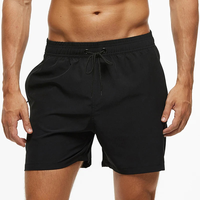 Costume Elasticizzato Uomo Escatch 2025 Pantaloncini Da Spiaggia Ad Asciugatura Rapida Tasche Cerniera Fodera Rete