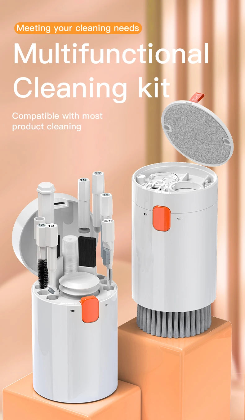 Kit Pulizia Profonda Multifunzione 20 In 32 In 1 Per Porte iPhone AirPods Tastiera Rimozione Tasti Strumenti di Precisione
