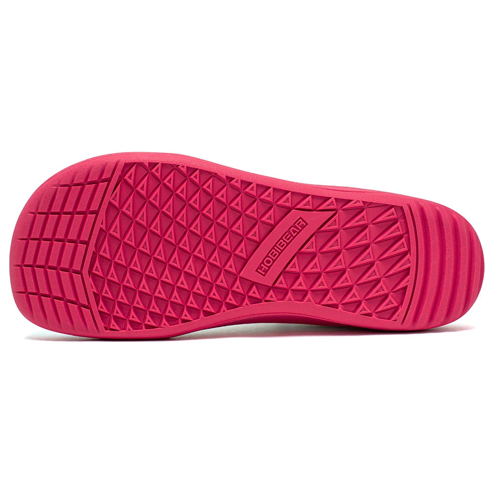 HOBIBEAR Scarpe Mid Top Da Donna Con Punta Larga In Pelle Artificiale Antiscivolo Per Esterno
