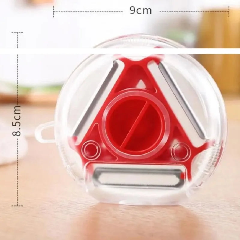 Set Pelapatate 3In1 Strumento Da Cucina Con Affettatrice Julienne Cutter Grattugia In Acciaio Inox
