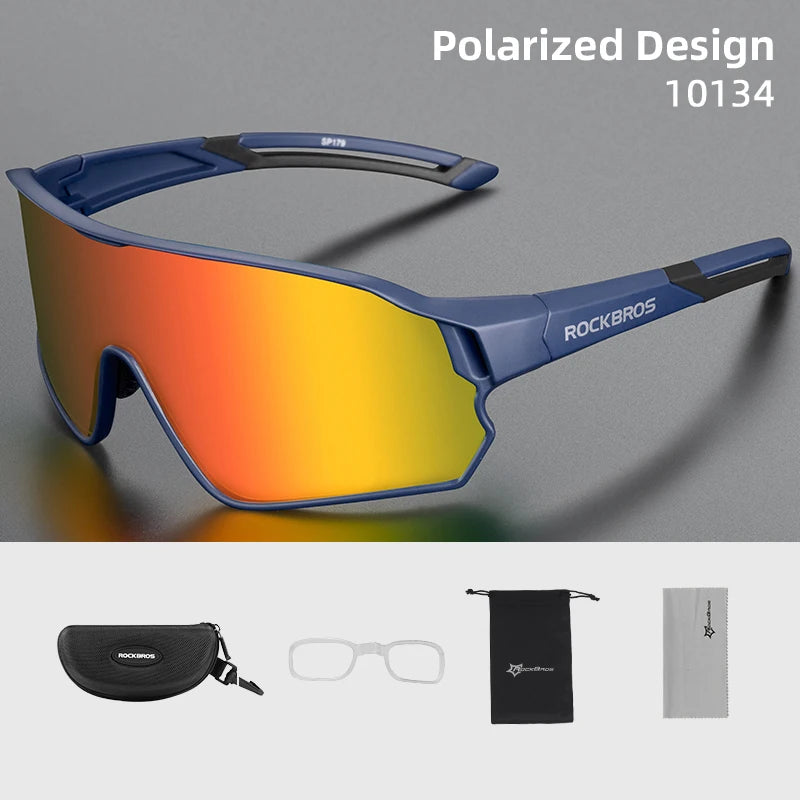 Occhiali Polarizzati Rockbros Da Sole UV400 Sport All Aperto Ciclismo Escursionismo Campeggio Golf