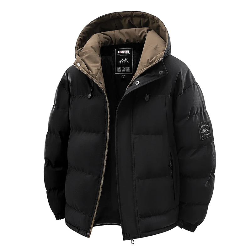 Parka Da Uomo Antivento Ispessito Da Outdoor Con Cappuccio Abbigliamento Invernale Casual Comfort
