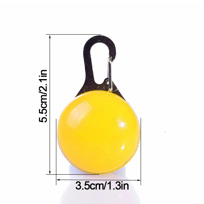 Collare Luminoso USB Ricaricabile Per Cani Di Piccola Taglia Pendente Staccabile Con Luce LED Notturna COOYOMOO