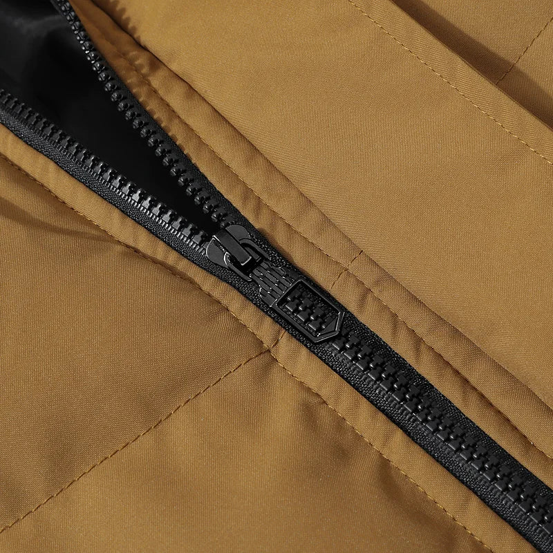 Parka Da Uomo Antivento Ispessito Da Outdoor Con Cappuccio Abbigliamento Invernale Casual Comfort