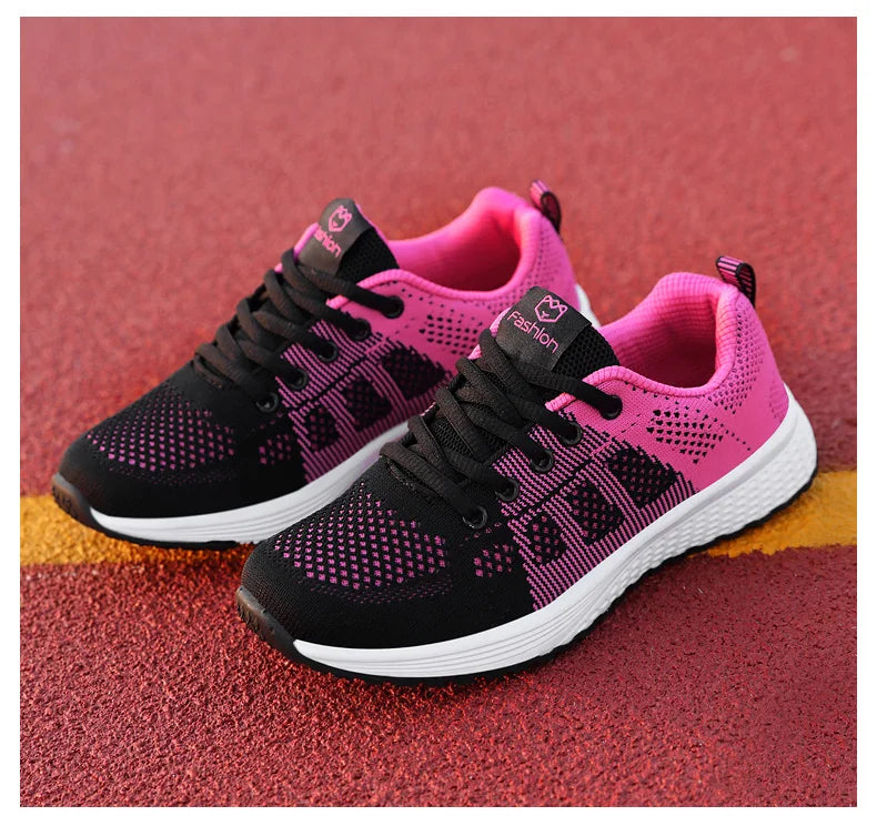 Scarpe sportive da donna Sneakers con plateau alla moda Scarpe basse da donna primavera estate Scarpe da corsa per donna Scarpe casual Mesh Jogging Tennis