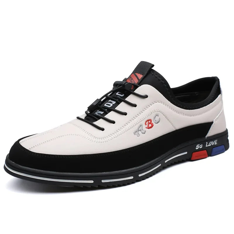 Scarpe Da Uomo Extra Large In Pelle Con Fondo Morbido Primavera Autunno Nuovo Stile 46 47 48 Suola In Gomma Impermeabile