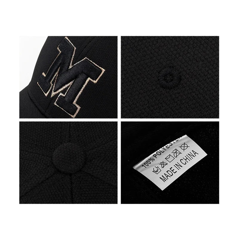 Berretto Da Baseball Unisex Con Ricamo Tridimensionale Lettera Moda Uomo Donna M Per Sport All Aperto