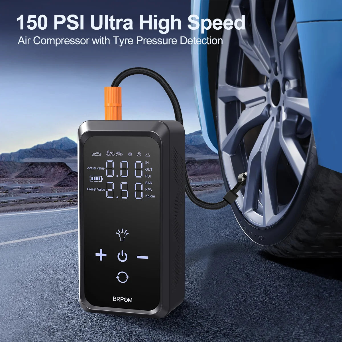 Avviatore Emergenza Auto 4 In 1 Power Bank 7000A 20000mAh 30000mAh Con Compressore 150 PSI Per Automobilisti Sicuri