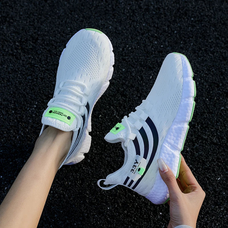 Scarpe Sportive Da Uomo Leggere E Traspiranti Sneakers Da Corsa Nere In Mesh Esterni Scarpe Da Passeggio Atletiche
